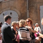 Discussion avec les responsables du Pédibus d'Aix en Provence