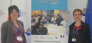 Patricia Andriot / Remise du Prix européen de la Promotion de l’esprit d’entreprise (Chypre)