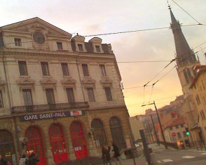 La gare Saint-Paul à Lyon