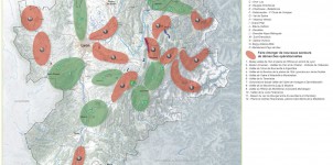 La carte de la trame verte et bleue en Rhône-Alpes pour l'eau et la biodiversité