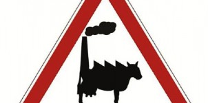 Logo de la mobilisation à la ferme des 1000 vaches