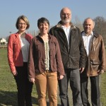 Stella Dupont (PS), Christelle Janneau (EELV), Martial Ruppert (EELV), Jean-Claude Crasnier (PS)