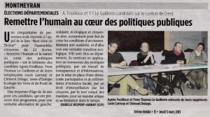 Article Drôme Hebdo
