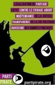 Affiche Parti Pirate 2012