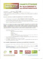 Charte éthique des candidatEs aux départementales 2015, signée par Jacques ARTHUYS