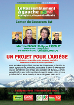 Téléchargez le projet du rassemblement à gauche pour l'Ariège | Couserans-Est