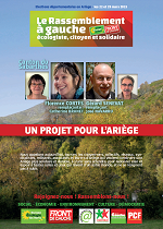 Téléchargez le projet du rassemblement à gauche pour l'Ariège | Sabarthès