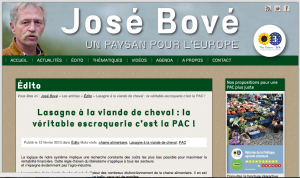José Bové PAC agricuture