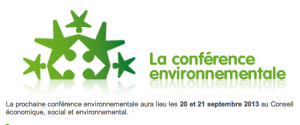 conférence environnementale