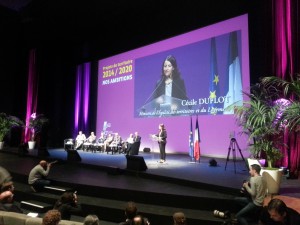 Cécile Duflot à la Convention nationale de l'Intercommunalité