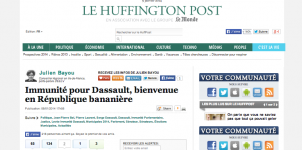 Immunité pour Dassault, bienvenue en République bananière