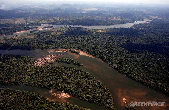 Rivière Xingu - photo Greenpeace