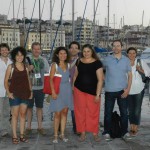 Groupe HDF avec la sénatrice Kalliopi Ango Ela et l'écologiste turc Gizem Kastamonulu