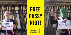 Denis Baupin soutient les Pussy Riot