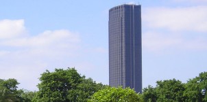 La Tour Montparnasse vue du Luxembourg