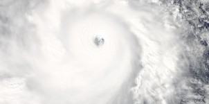 Le typhon Haiyan approche les Philippines le 7 Novembre 2013 NASA