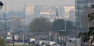 Pollution sur Paris le 12 décembre 2013