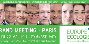 Meeting Paris pour les Européennes