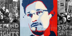 Ed Snowden Manifestation Stop Watching US