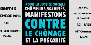 manifestation contre la precarite