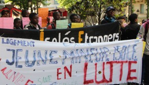 Mineurs isolés étranger manifestation 30 mai 2014 Paris