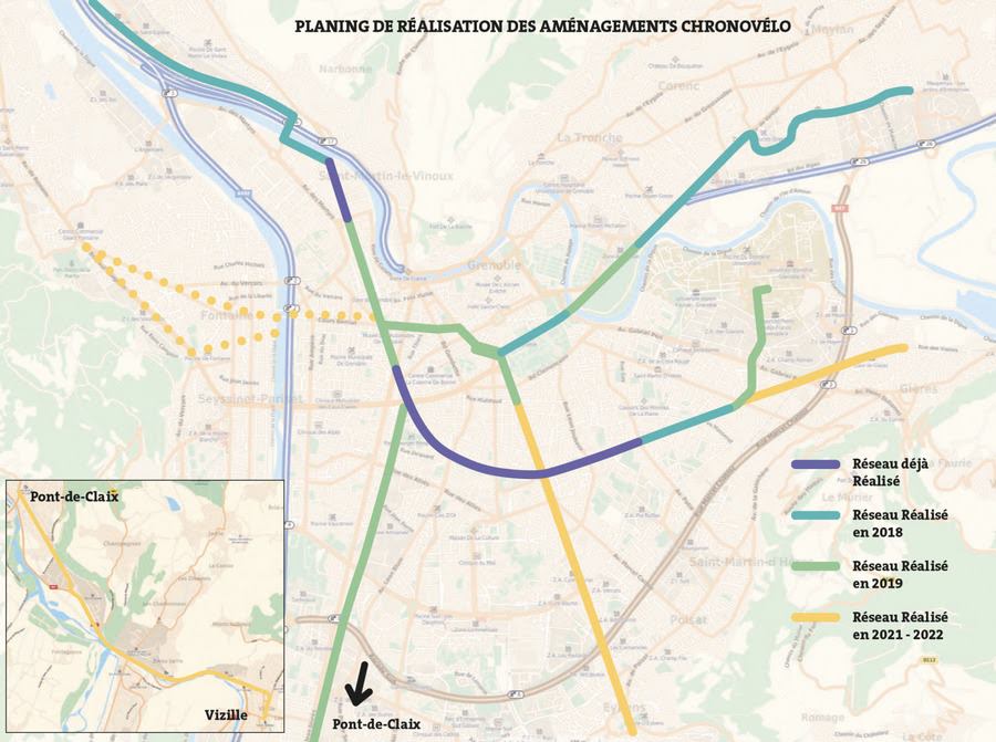 réseau chronovélo