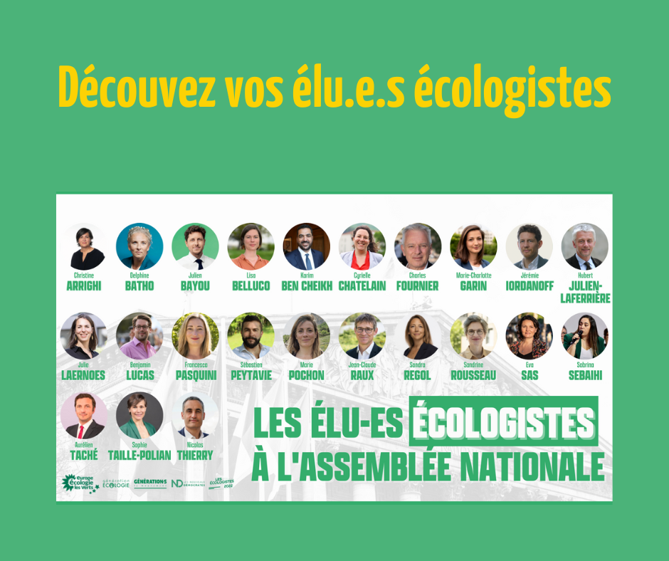 Elu.e.s écologistes