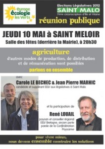 Tract Réunion publique Agriculture