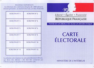 carte électeur