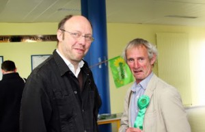 Vincent Dhelin et Joylon Trimingham du Green Party