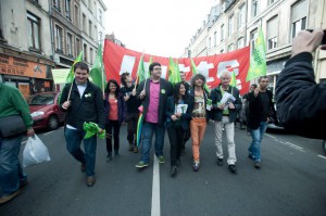 Manifestation du 1er mai dans les rues de Lille