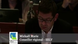 Intervention de Mickaël Marie en plénière du Conseil régional sur la fusion des régions normandes.