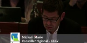 Intervention de Mickaël Marie en plénière du Conseil régional sur la fusion des régions normandes.