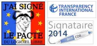 Signatures April, Transparency International, Anticor