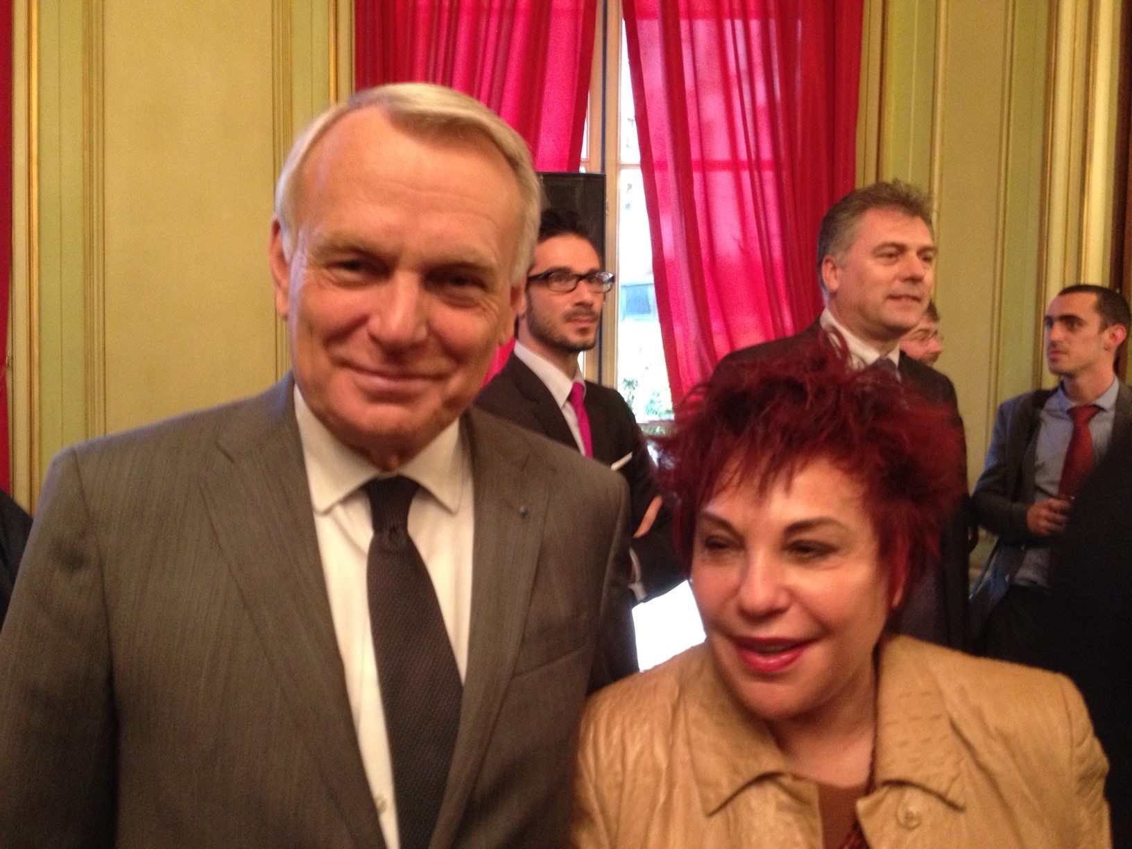 Le Premier Ministre Jean-Marc Ayrault et moi
