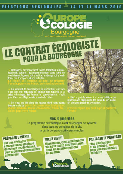 Projet Europe écologie Bourgogne