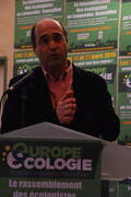 Jean-Louis Roumégas lors du discours de clôture de la Convention régionale de l'écologie