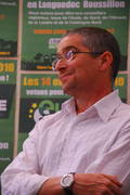 Pascal Sordino lors de la convention régionale de l'écologie